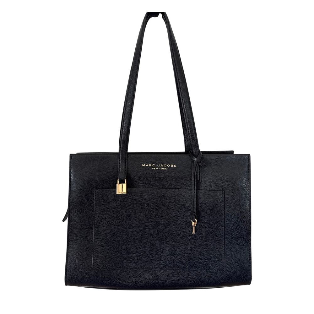 Marc Jacobs Leather Work Tote Bag in Black - Picture 2 of 11